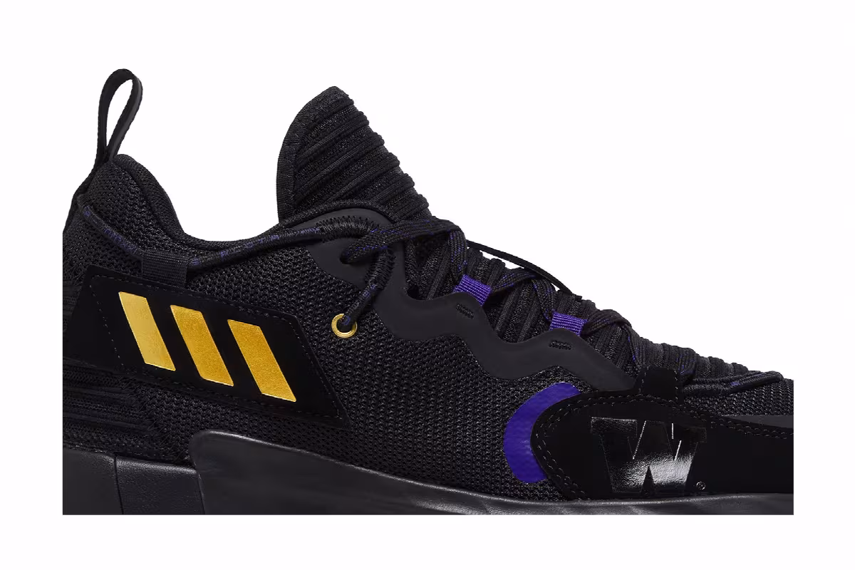 adidas Dame 7 EXTPLY Washington Huskies - Away, view 3