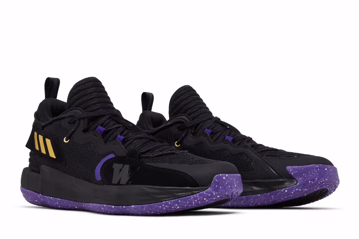 adidas Dame 7 EXTPLY Washington Huskies - Away, view 9