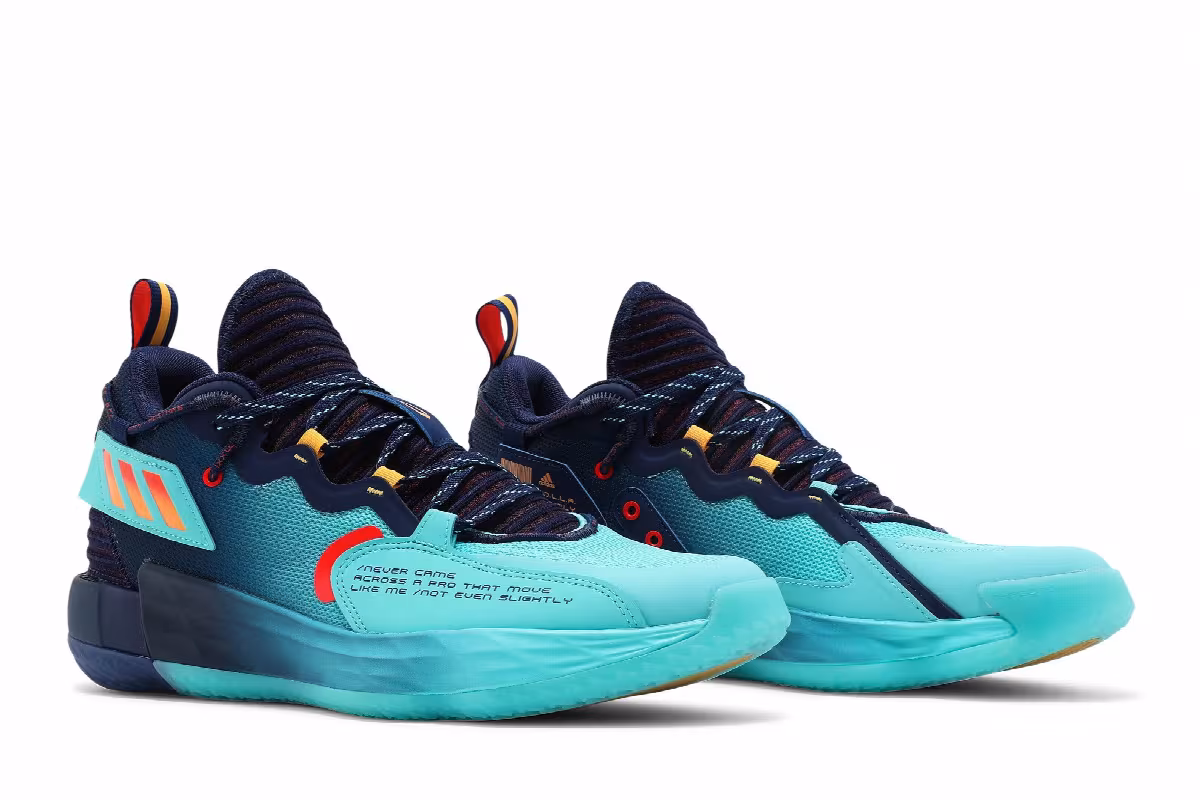 adidas Dame 7 EXTPLY Dark Blue, view 9