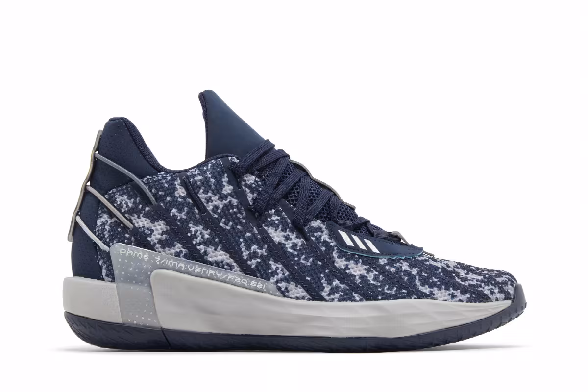 adidas Dame 7 Vet Tix - Blue, view 2