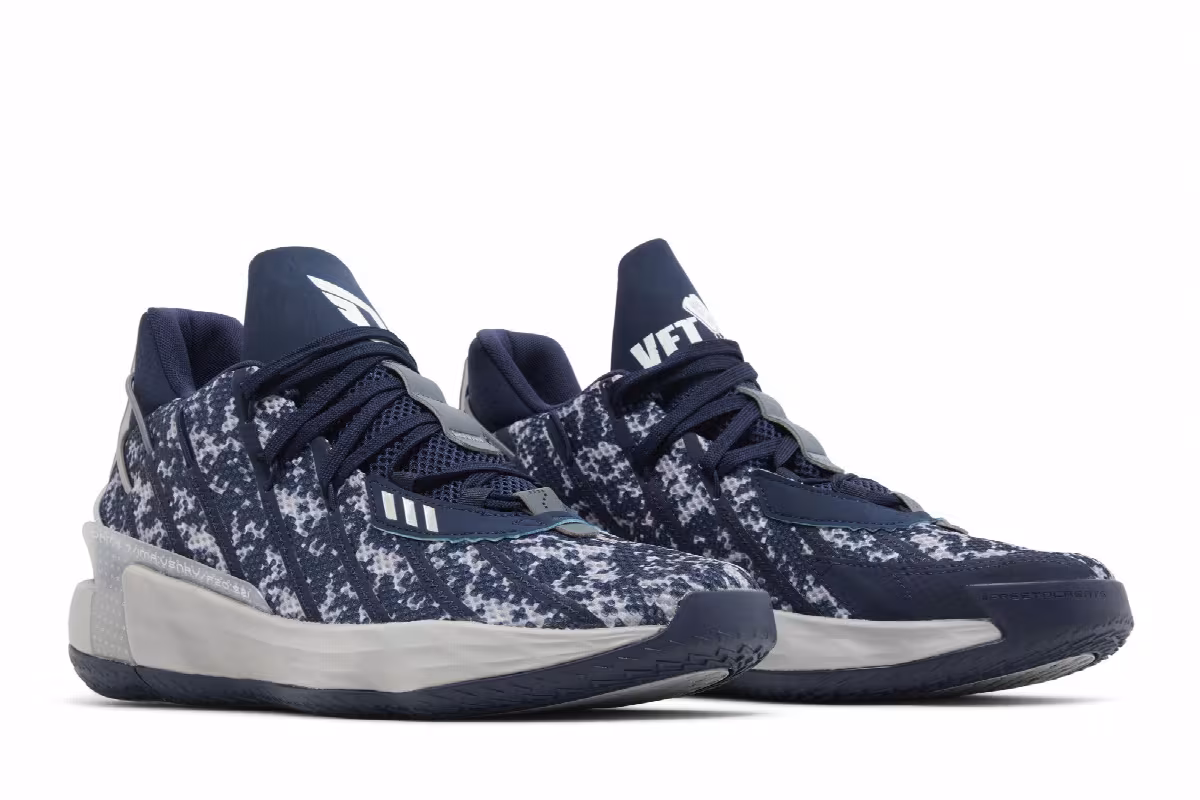 adidas Dame 7 Vet Tix - Blue, view 9