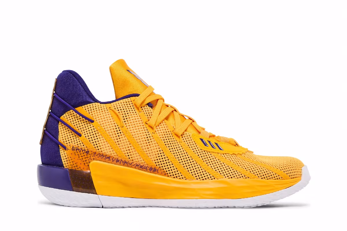 Adidas Dame 7 Washington Huskies - Reverse Retro, view 2