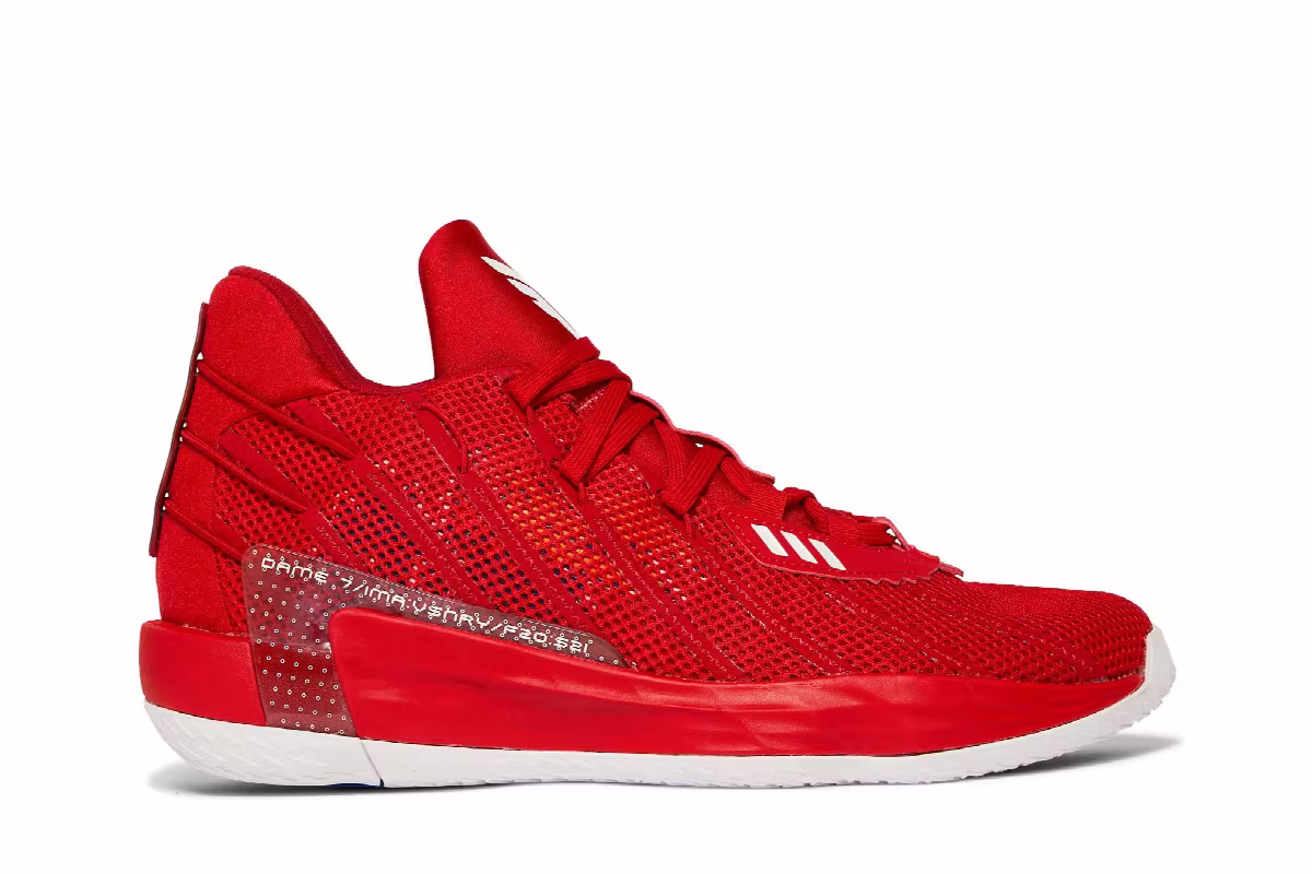 Adidas Dame 7 Team Kansas Jayhawks, view 2