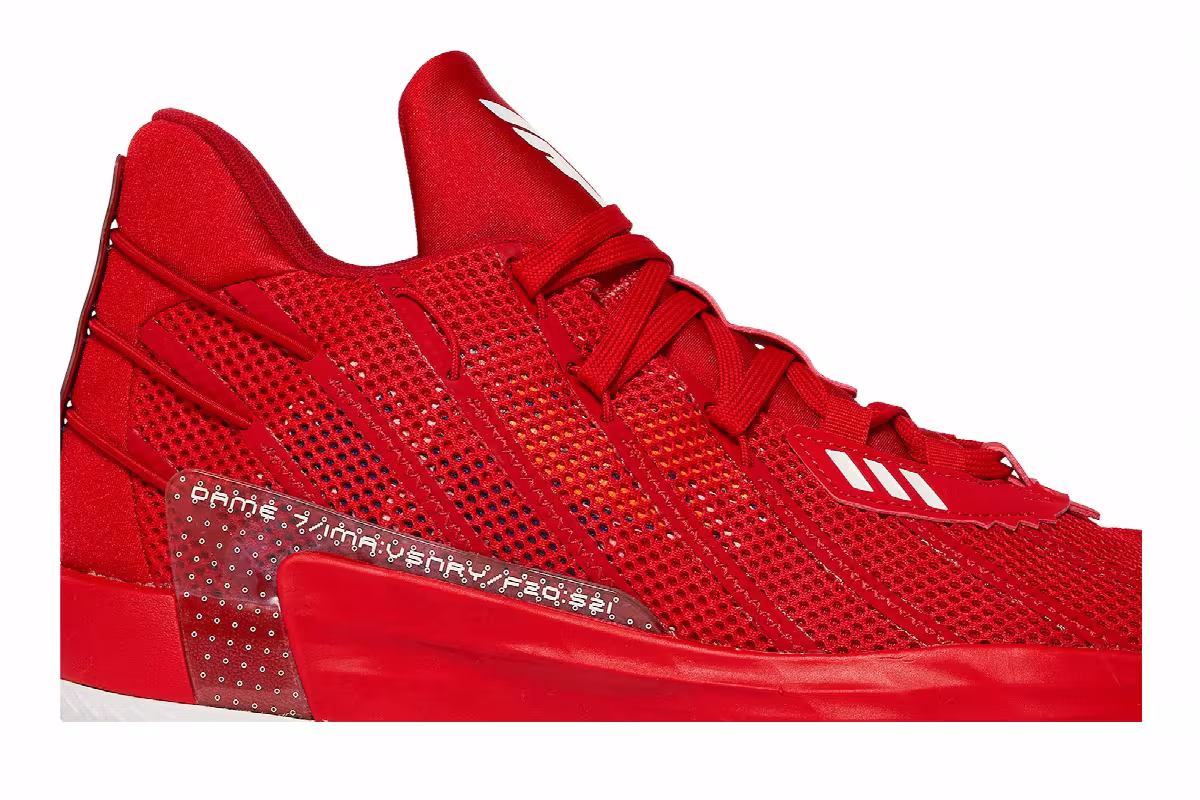 Adidas Dame 7 Team Kansas Jayhawks, view 3