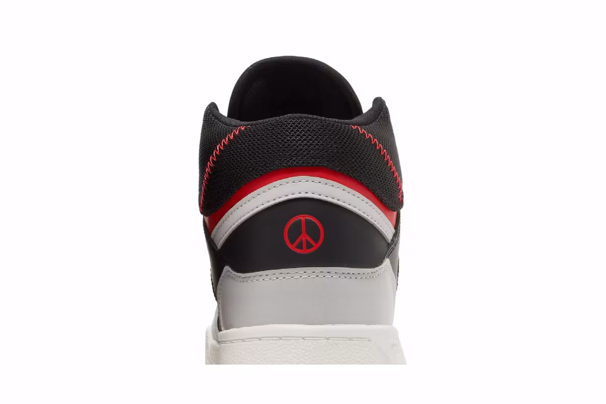 Adidas Drop Step J Black Vivid Red, view 8