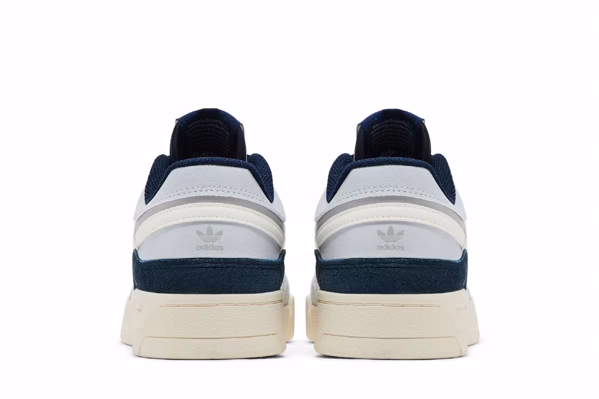 adidas Drop Step Low Off White Halo Blue, view 7