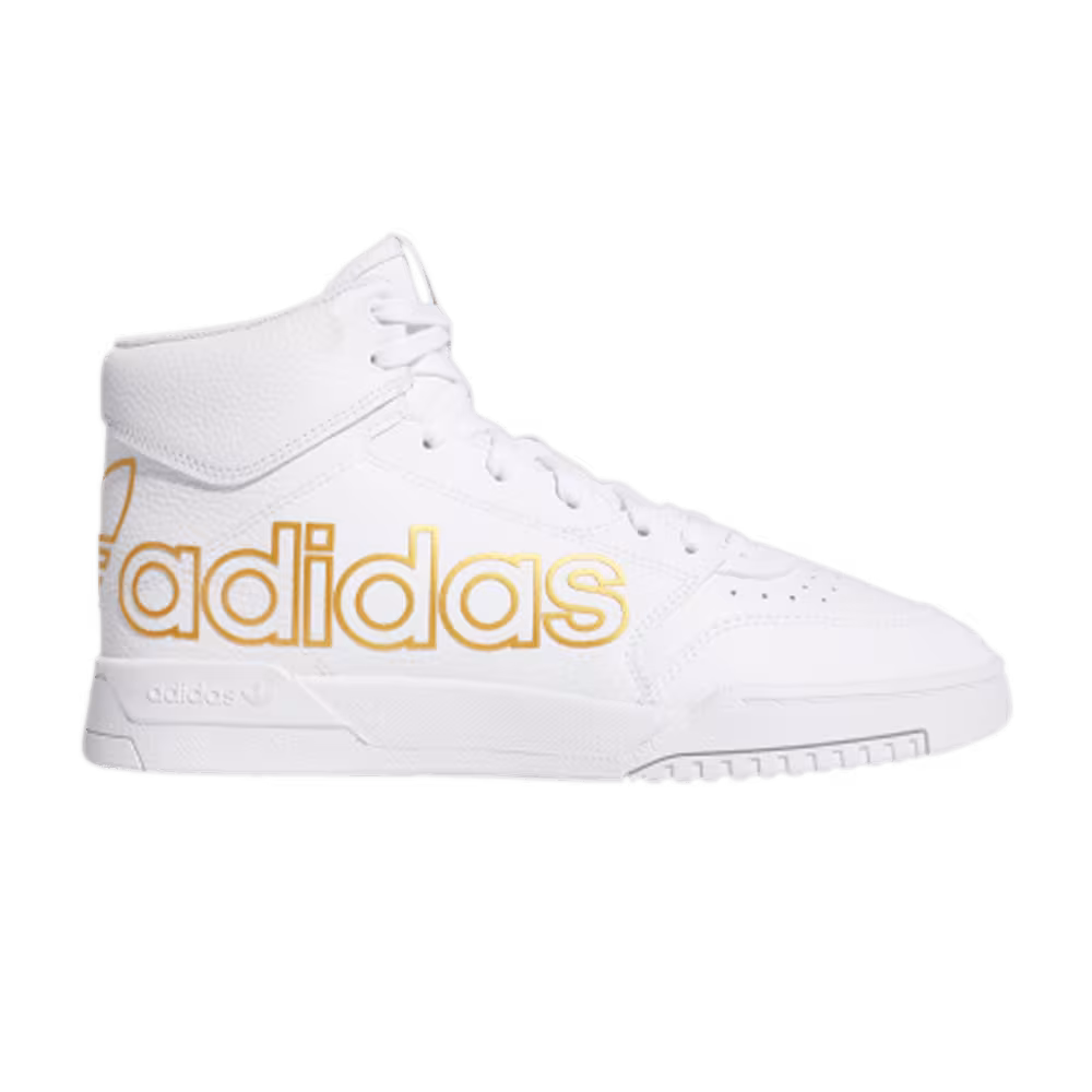 adidas Drop Step XL White Metallic Gold