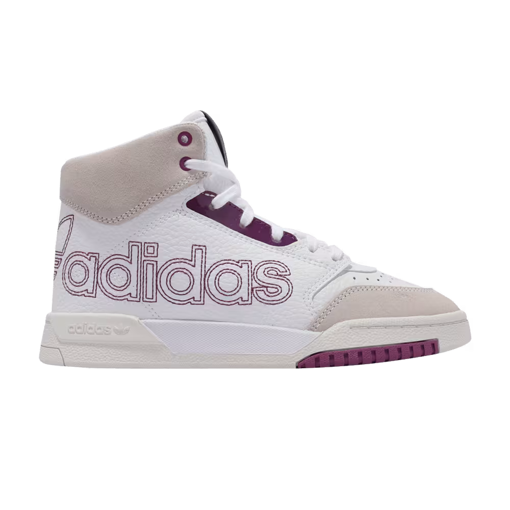 Adidas Women's Drop Step XL White Purple Tint