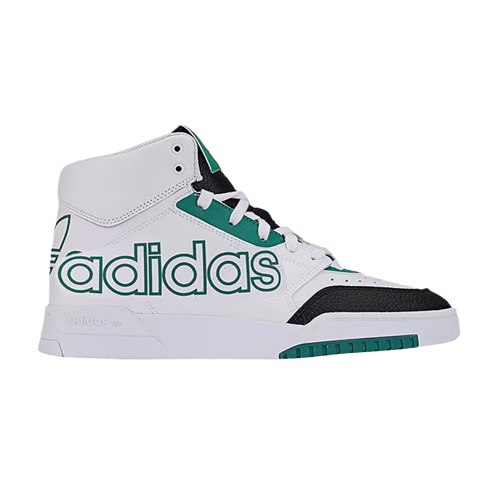 Adidas Drop Step High White Hazy Green