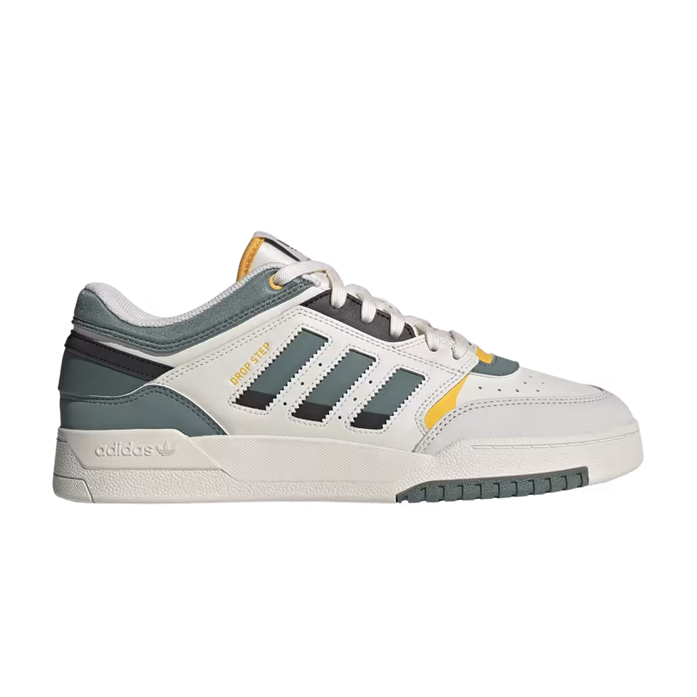 adidas Drop Step Low White Tech Emerald