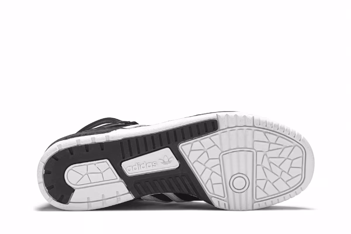 Adidas Rivalry Hi Black White, view 5