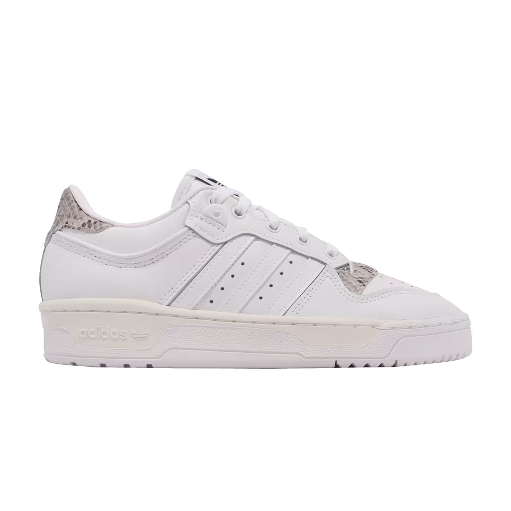 Adidas Women's Rivalry Low 86 White Snakeskin