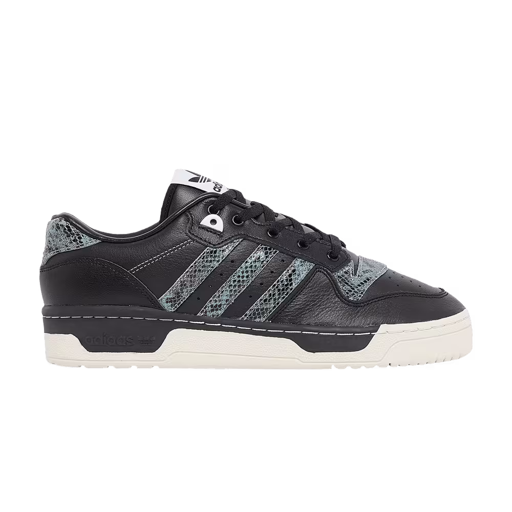 Adidas Rivalry Low Black Snakeskin