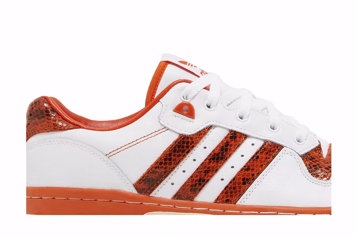 Adidas Rivalry Low Orange Snakeskin, view 3