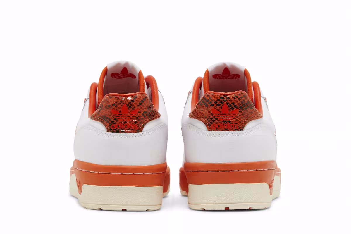 Adidas Rivalry Low Orange Snakeskin, view 7
