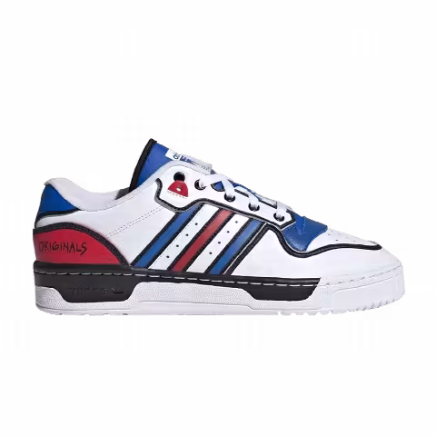 Adidas Rivalry Low 'White Blue Scarlet'