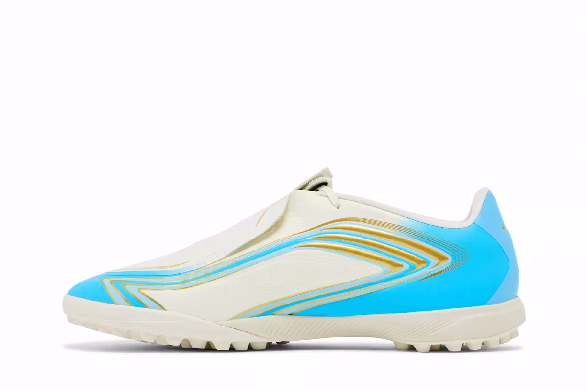adidas F50 Messi League TF Ivory Semi Blue Burst, view 4