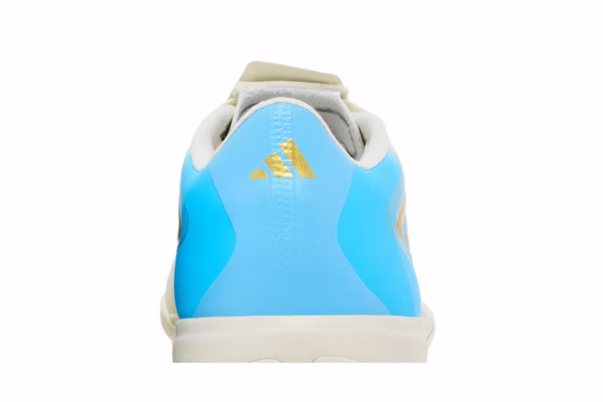 adidas F50 Messi League TF Ivory Semi Blue Burst, view 8