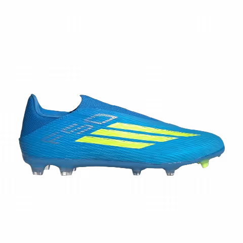 adidas F50 League Laceless FG MG 'Lucid Ray Blue Team Solar Yellow 2 Lucid Aquamarine'