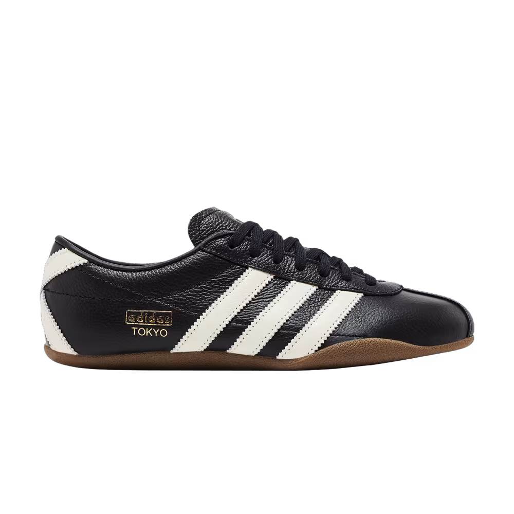 adidas Women's Tokyo Core Black Off White Gold Metallic
