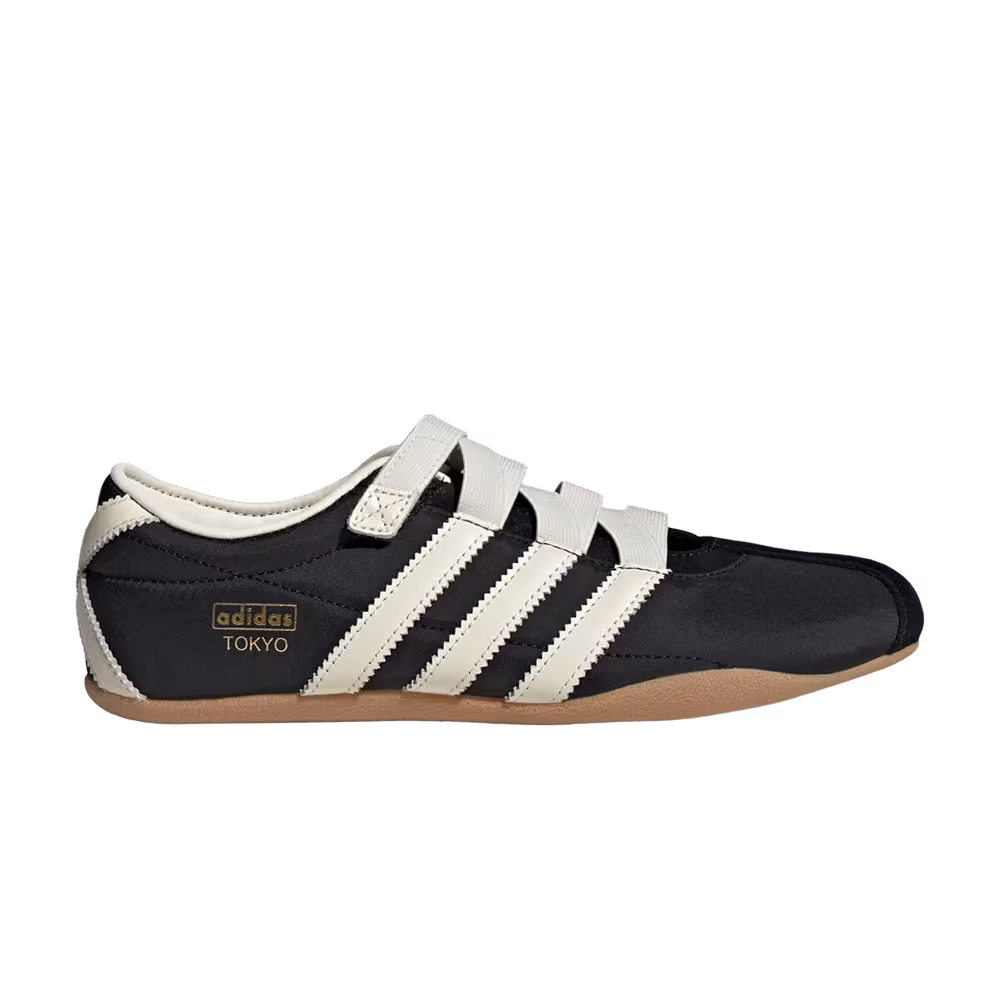 adidas Women's Tokyo MJ Core Black Cream White Gold Metallic