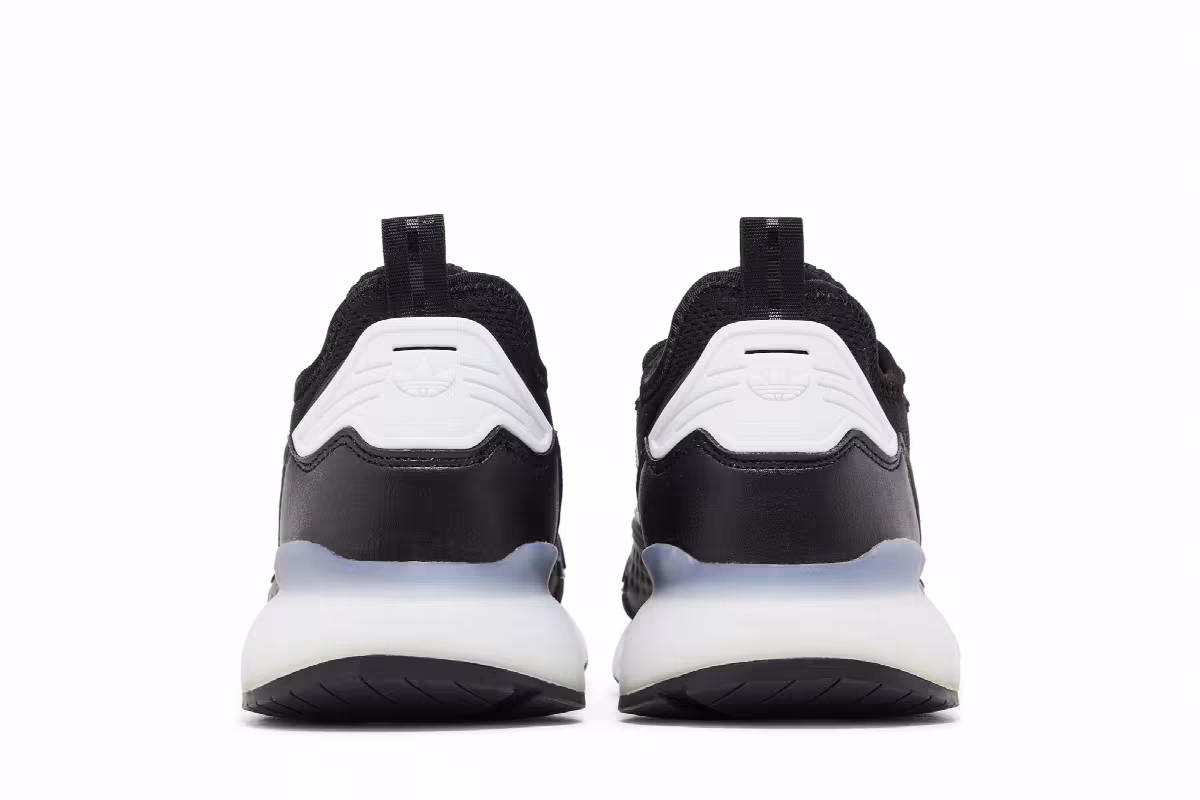 Adidas Women's ZX 2K Boost Black White, view 7