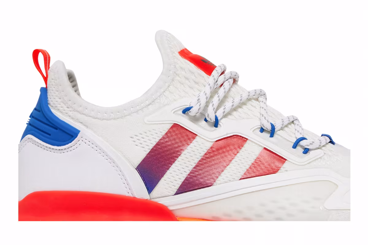 adidas ZX 2K Boost White Gradient, view 3