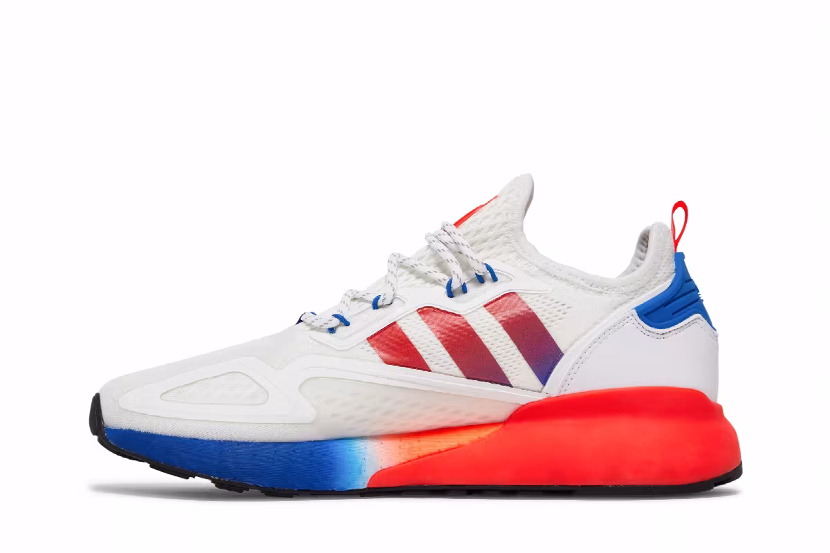 adidas ZX 2K Boost White Gradient, view 4