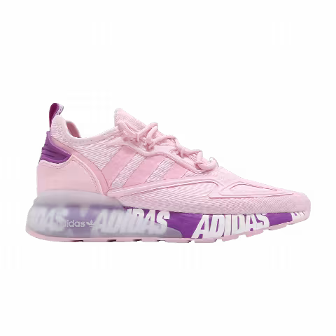 Adidas Wmns ZX 2K Boost 'Bold Logo Graphic - Pink Ultra Purple'