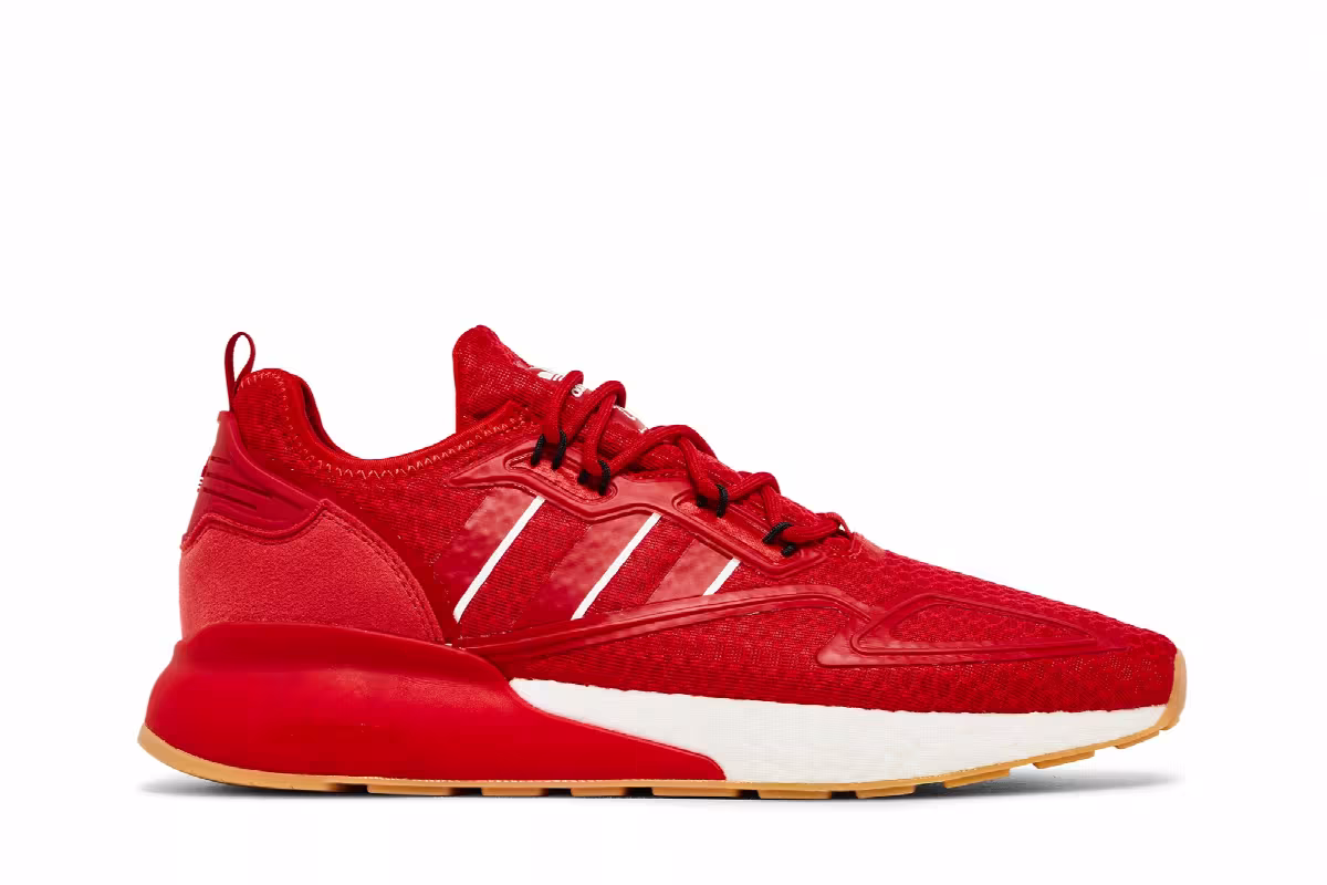 Adidas ZX 2K Boost Scarlet Gum, view 2
