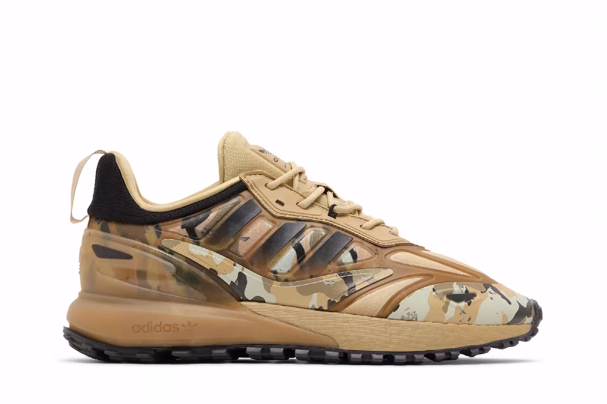adidas ZX 2K Boost 2.0 Trail Camo, view 2
