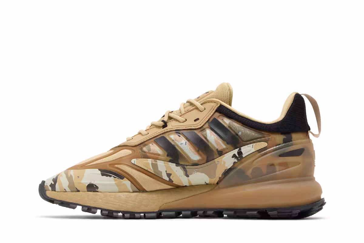 adidas ZX 2K Boost 2.0 Trail Camo, view 4