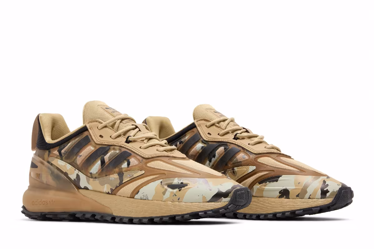 adidas ZX 2K Boost 2.0 Trail Camo, view 9