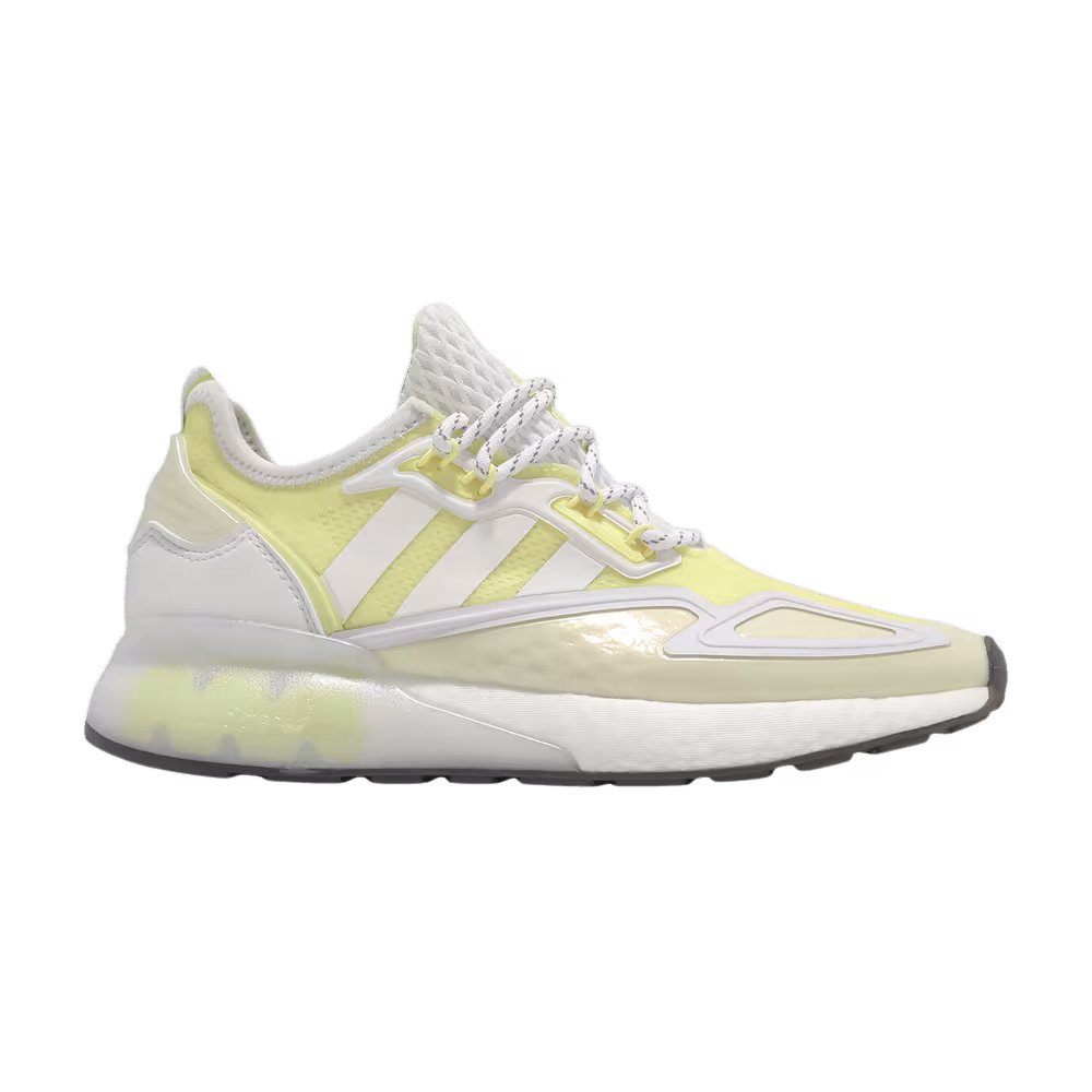 Adidas Women's ZX 2K Boost White Yellow Tint