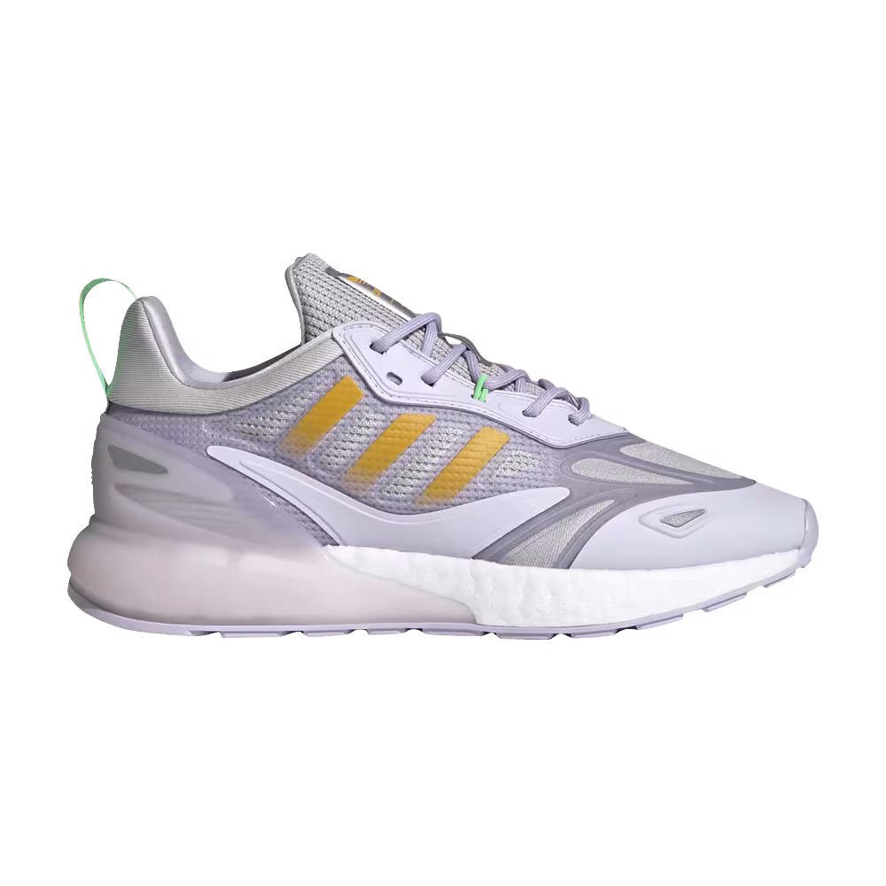 Adidas Women's ZX 2K Boost 2.0 Purple Tint Semi Solar Gold