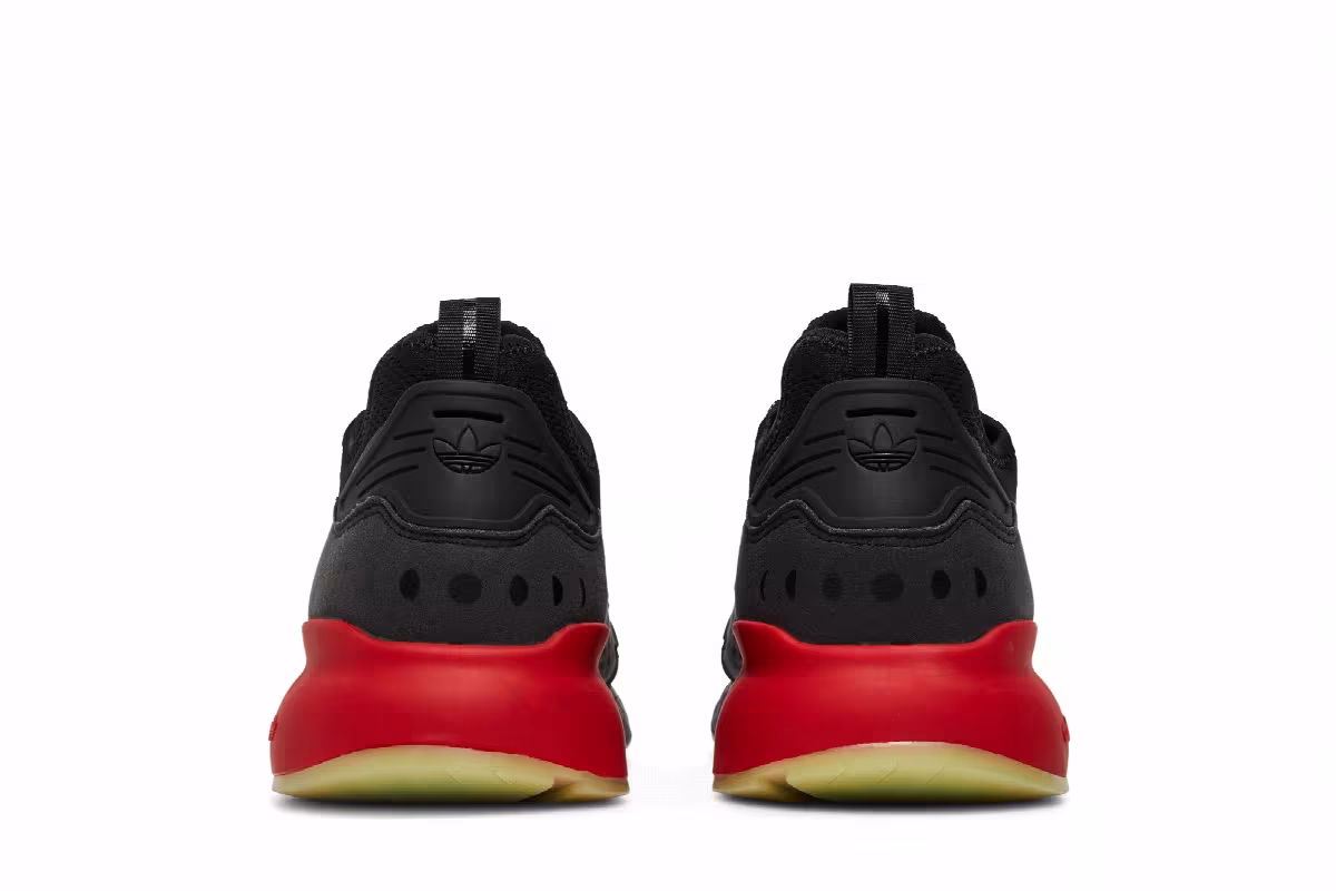 adidas ZX 2K Boost Black Scarlet, view 7