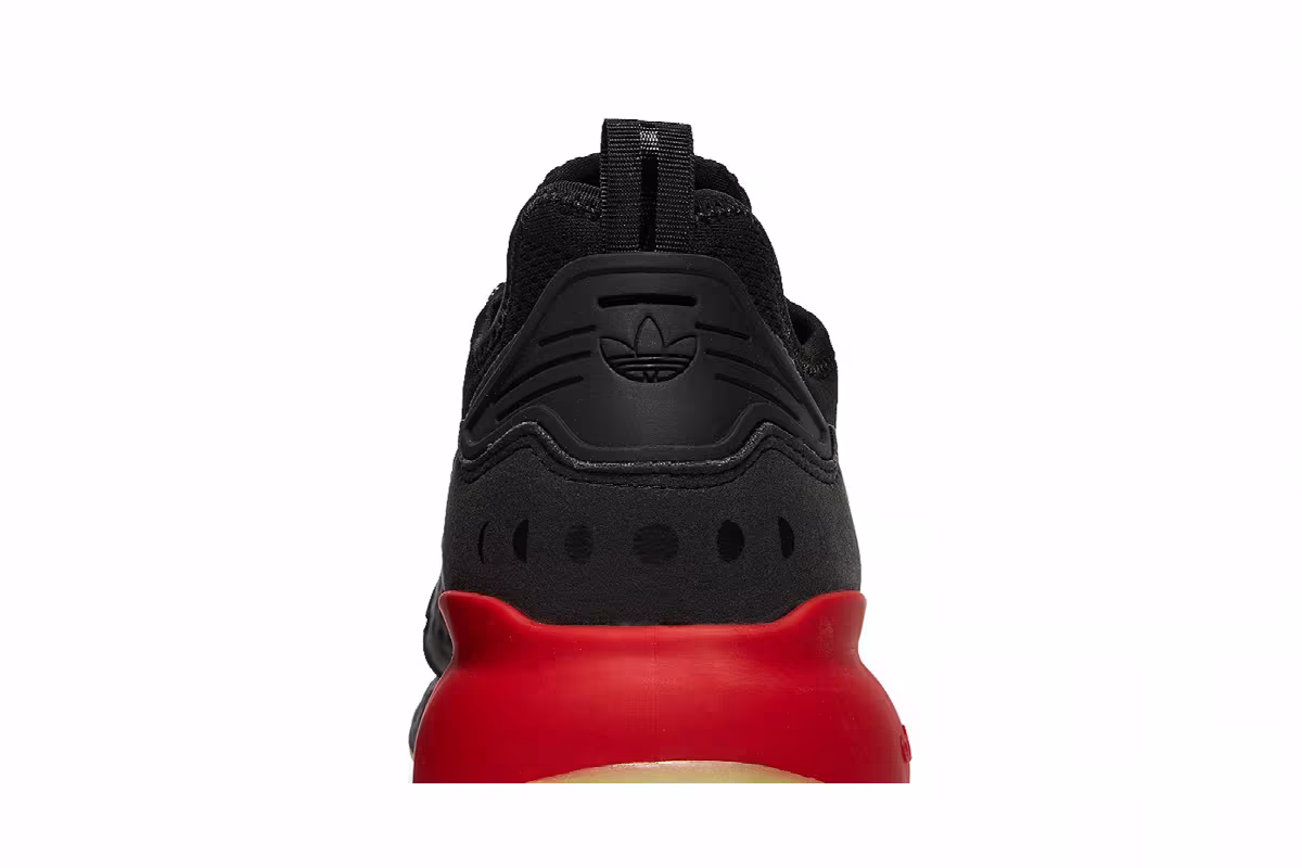 adidas ZX 2K Boost Black Scarlet, view 8