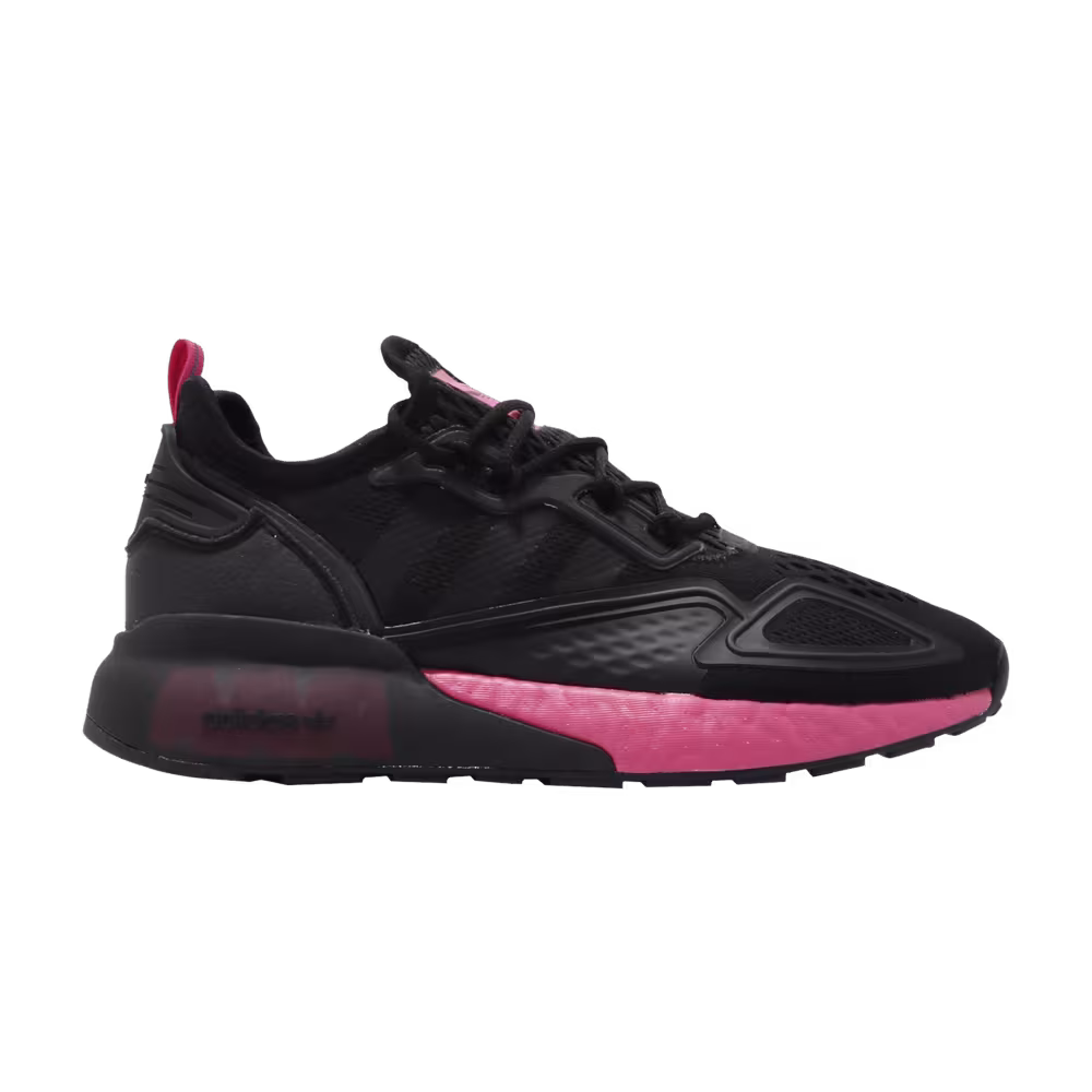 adidas Women's ZX 2K Boost Black Shock Pink