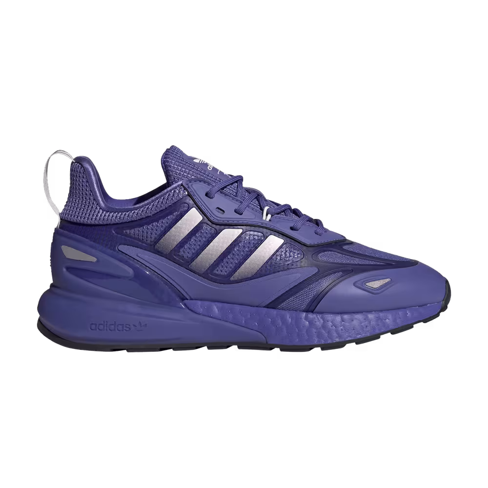 Adidas Women's ZX 2K Boost 2.0 Purple Silver Metallic
