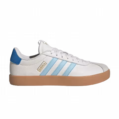 adidas Wmns VL Court 3.0 'Core White Ice Blue Gold Metallic'