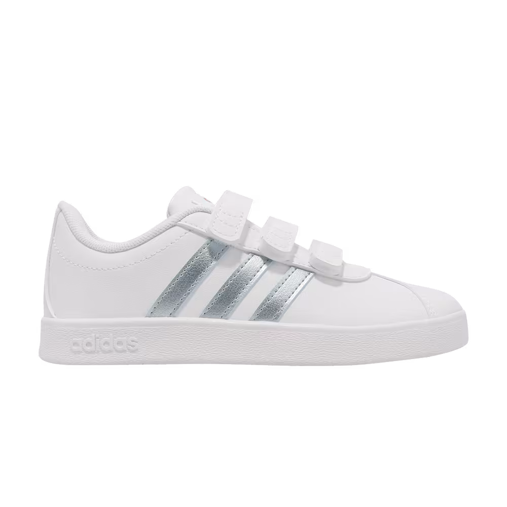 Adidas VL Court 2.0 J White Vision Metallic