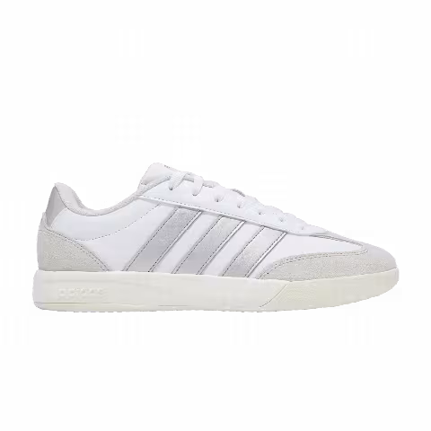 adidas Wmns VL Court FC 'Cloud White Silver Metallic Grey'