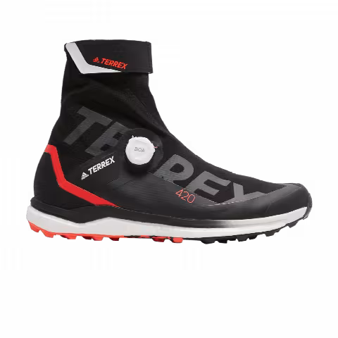 Adidas Terrex Agravic Tech Pro Trail 'Black Solar Red'