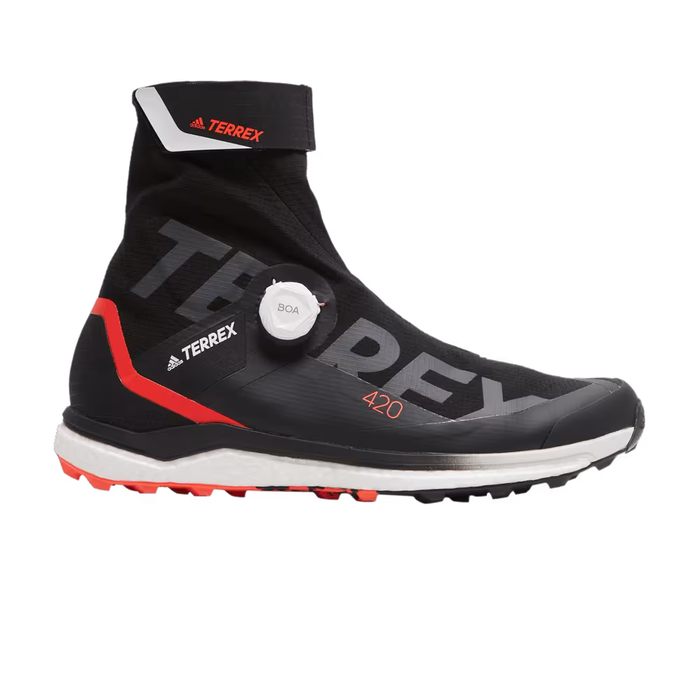 Adidas Terrex Agravic Tech Pro Trail Black Solar Red
