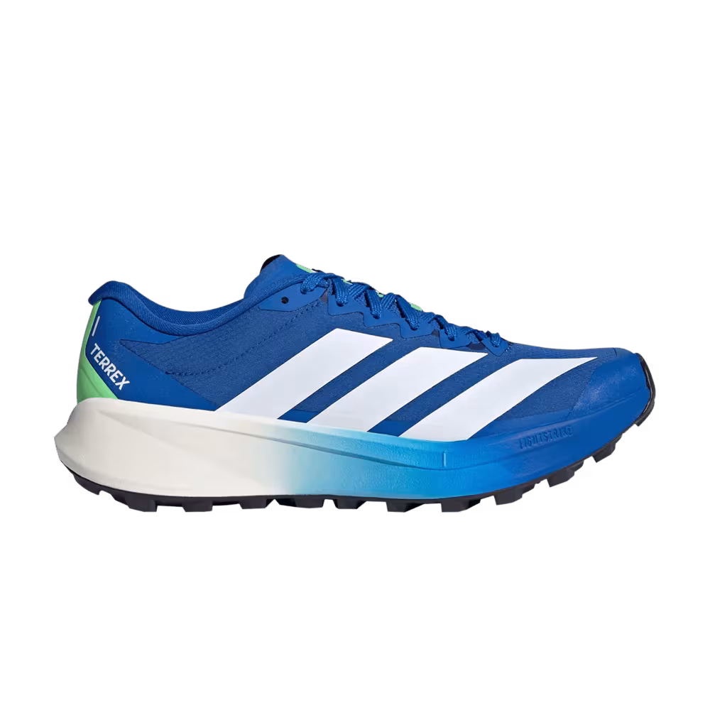 adidas Terrex Agravic 4 Trail Blue Cloud White Lime Burst