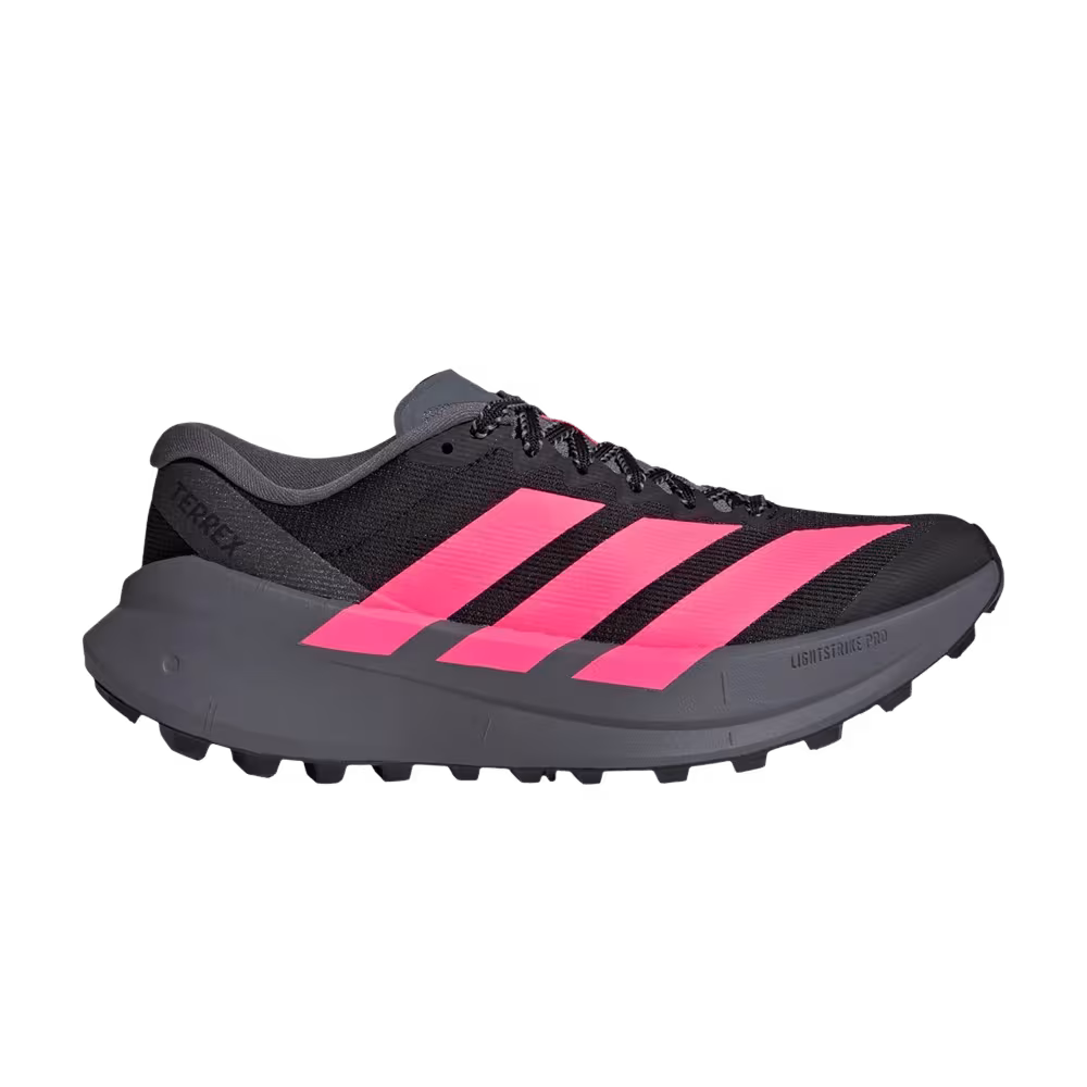 adidas Women's Terrex Agravic SL Trail Black Solar Turbo