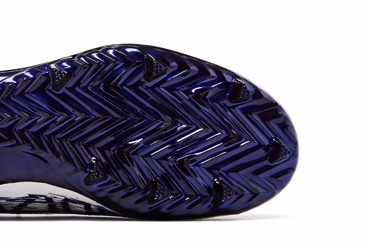 adidas Adizero Primeknit Cleats White Purple, view 6