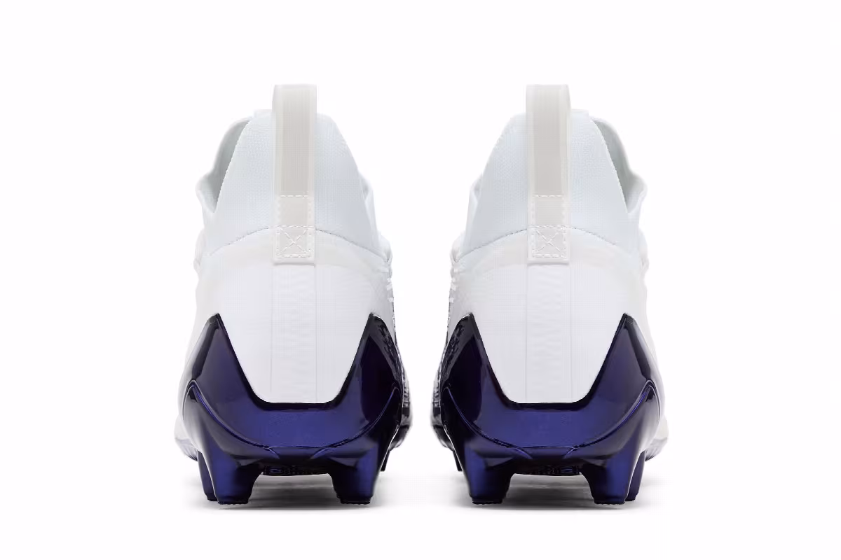 adidas Adizero Primeknit Cleats White Purple, view 7