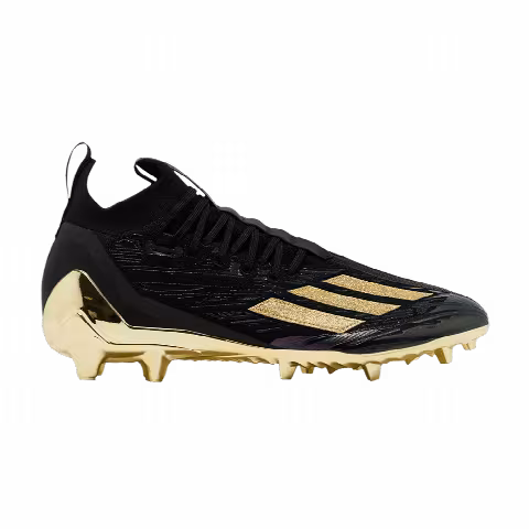 adidas Adizero Primeknit Cleats 'Black Gold Metallic'