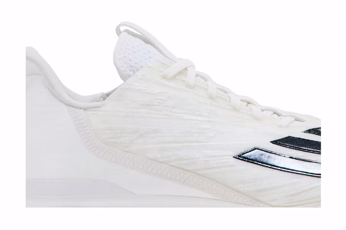 adidas Adizero Cleats White Black, view 3